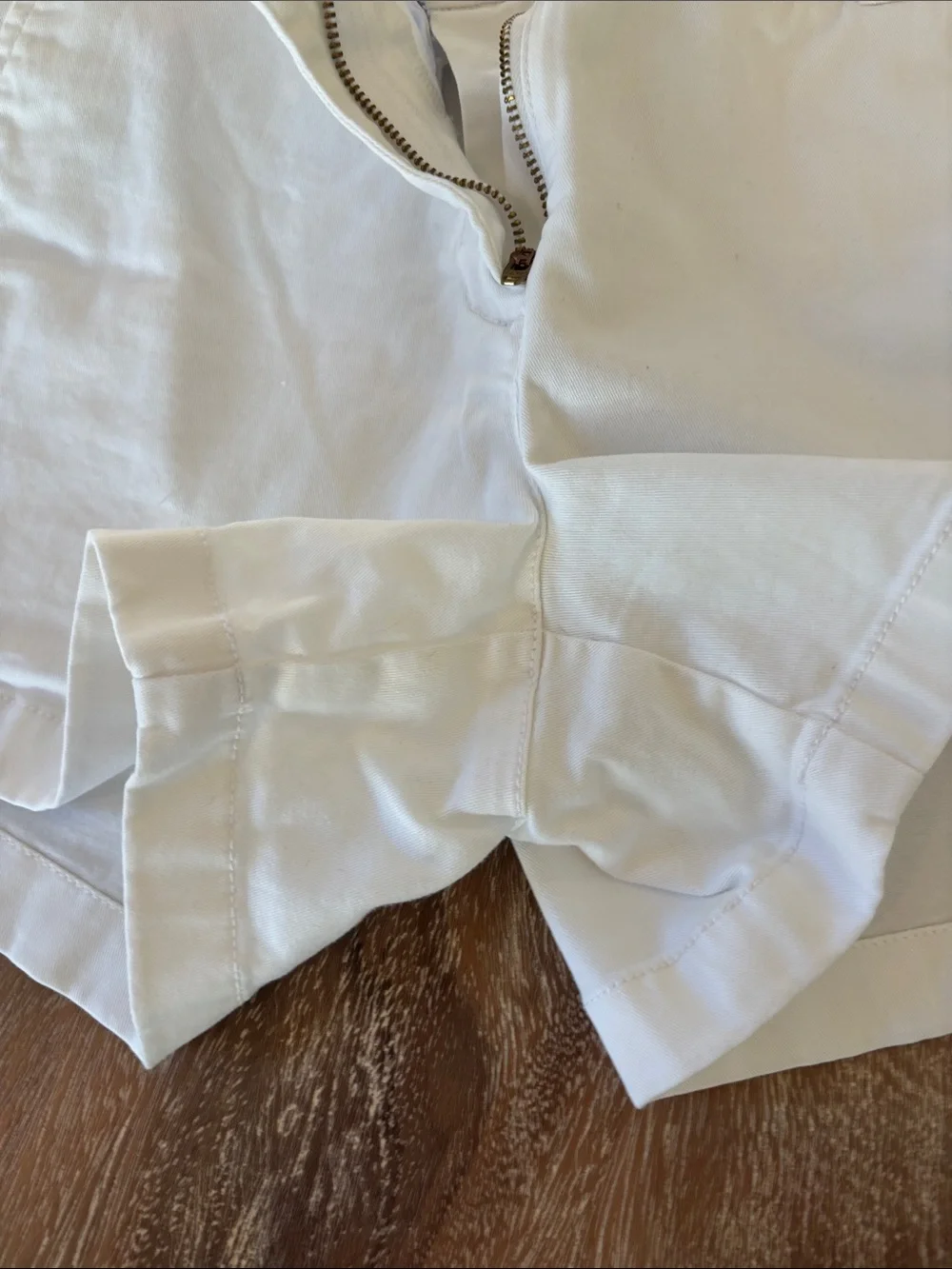 J. Crew White Cotton Chino Bermuda Shorts-6